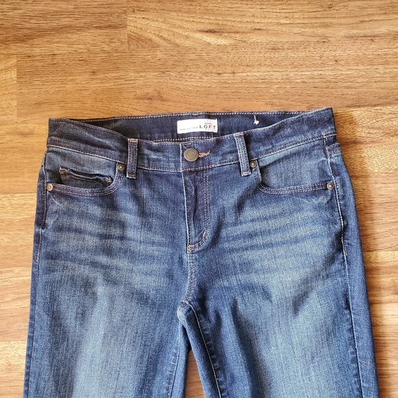 LOFT Size 27 Skinny Crop Low Rise Jeans - Picture 2 of 9